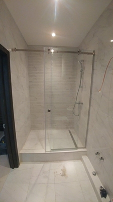 Раздвижная душевая кабина. Квартира, Одесса